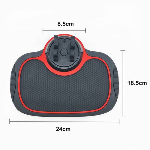 Multifunctional Car Anti-slip Pad with Phone Holder, 360° Rotatable Car Dashboard Phone Holder, Silicone Car Dashboard Anti-slip Pad