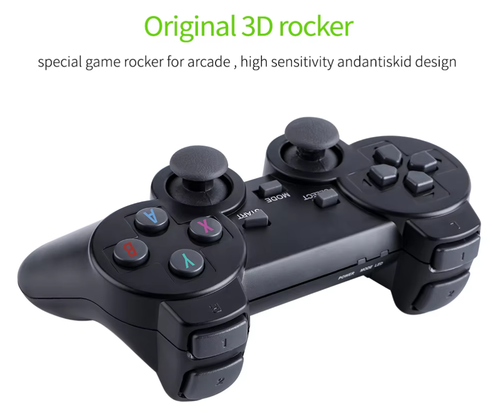M8 Video Game Console Retro 20000+ Games TV Stick 64G 4K HDMI + 2 3d rocker Wireless Controller