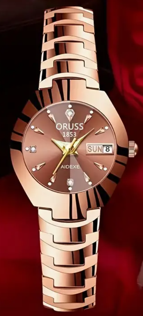 ORUSS Elegant Series Dual-Calendar Women's Watch