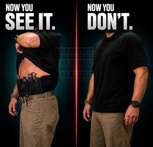Classic Right-Handed Belly Band Universal Holster. Ultimate Belly Band Holster