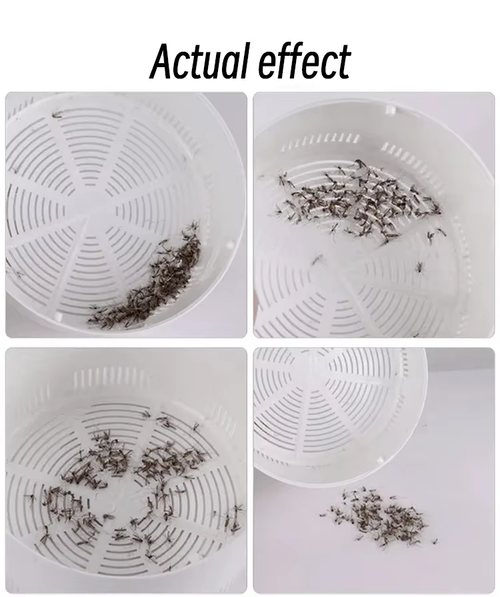 Photocatalytic Suction Mosquito Killer Lamp, Vortex Suction Fly Trap, Chemical-Free Quiet LED Insect Trap Non-Toxic