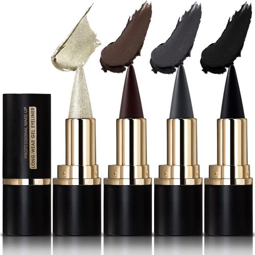 Fashion Matte Quick-Dry Eyeliner.（Buy 1 item, get a 4-color assorted set: Dark Gery , Black , Brown , Silver）