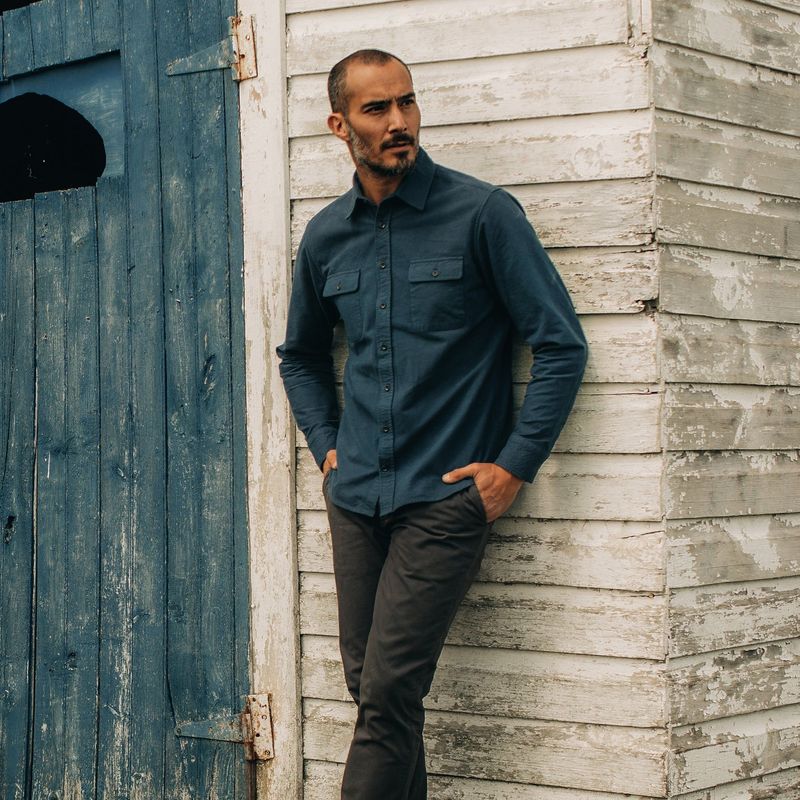Wuecr Yosemite Shirt in Prussian Blue