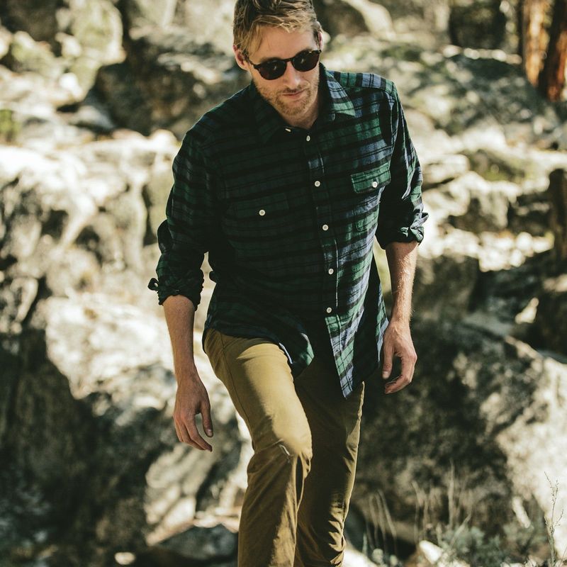 Wuecr Yosemite Shirt in Blackwatch Plaid