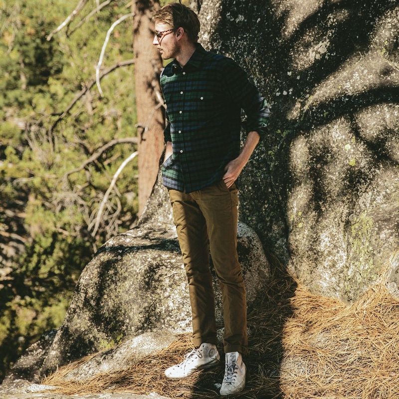 Wuecr Yosemite Shirt in Blackwatch Plaid