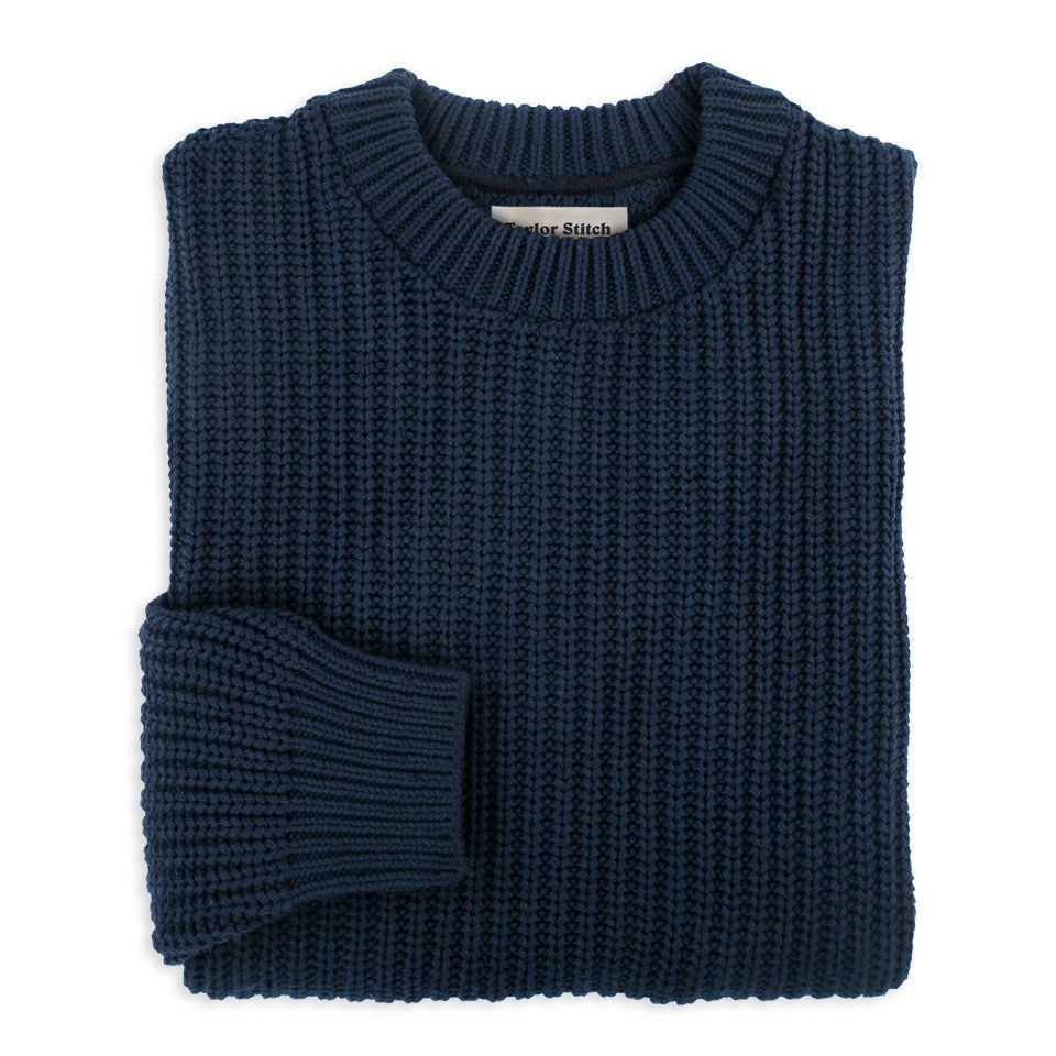 Wuecr Whaler Sweater in Navy