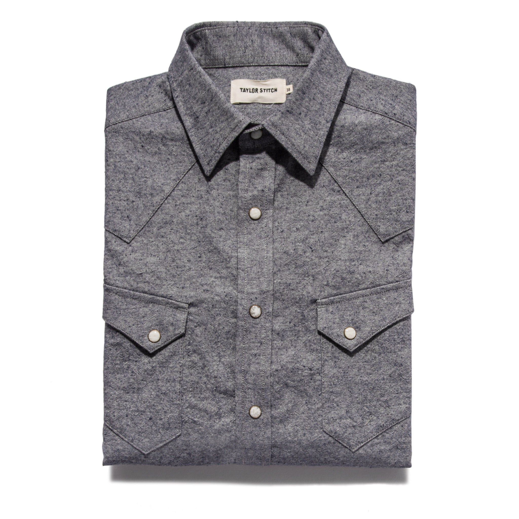 Wuecr Western Shirt in Upcycled Chambray