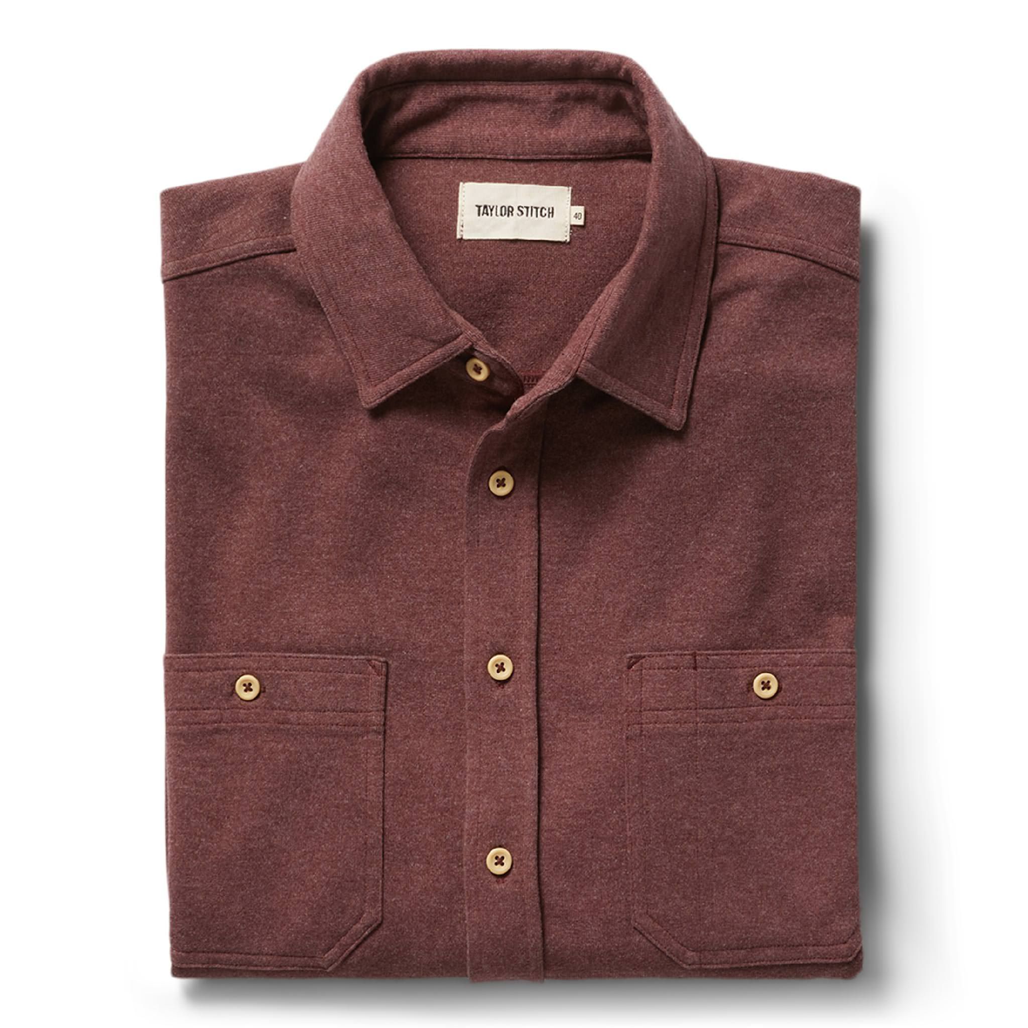 Wuecr Utility Shirt in Russet Heavy Bag