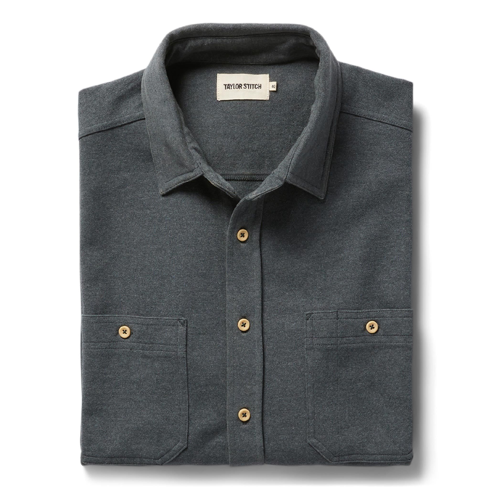 Wuecr Utility Shirt in Dark Slate Heavy Bag