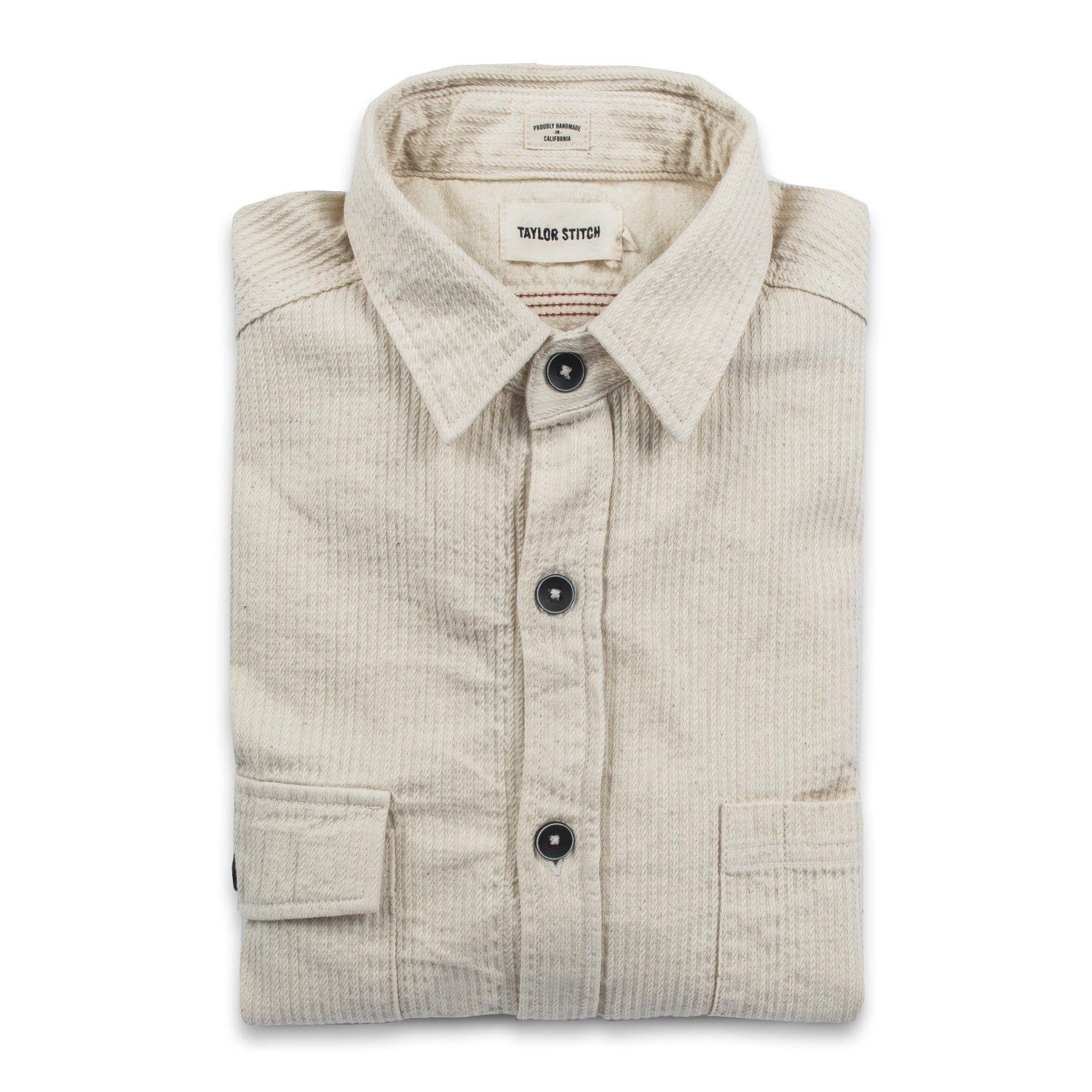 Wuecr Utility Shirt in Cone Mills Corded Natural