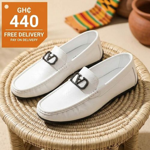🔥 Ghana – Exclusive Imported Fashion🔥Men's Casual Loafers DM-066WH