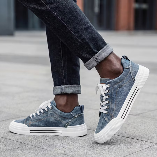 Mens Lightweight Breathable Casual Canvas Shoes