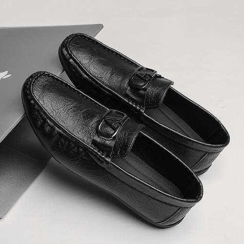 Men's Black Casual Loafers