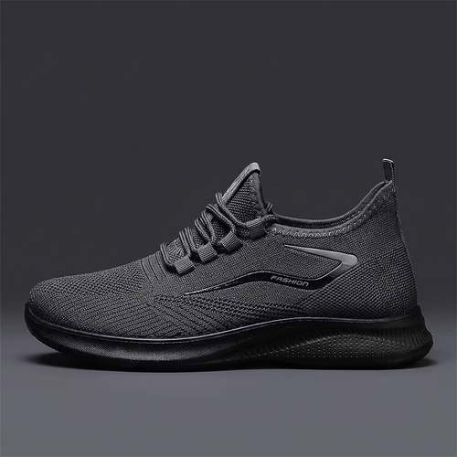 Mens Flyknit Mesh Sports Shoes Breathable Athletic Footwear
