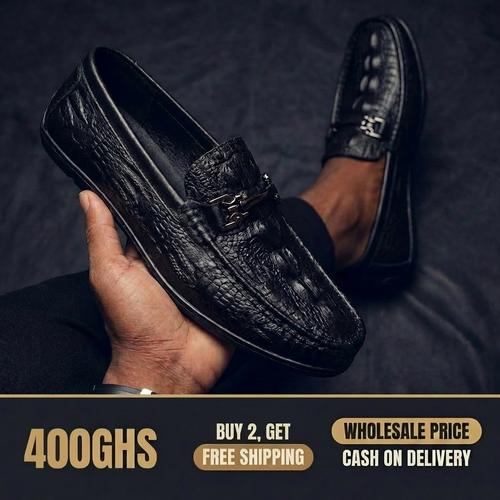 Men's Crocodile Texture Driving Loafers