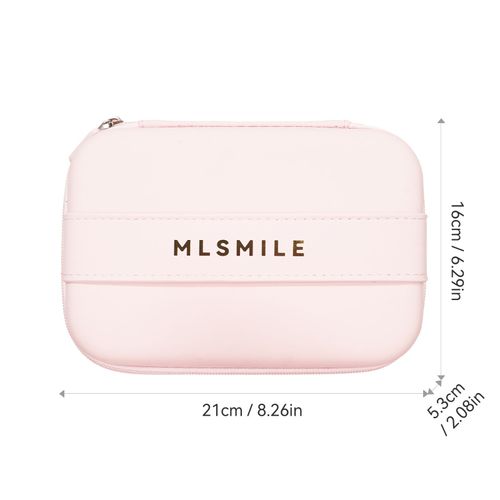 MLSMILE Pink Full Makeup Bag – Complete Eye & Face Cosmetics Set, Perfect for Christmas & Valentine's Day Gifts