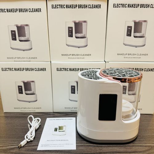 Electric Hair-Friendly Automatic Electric Makeup Brush Cleaner & Dryer – All-in-One Automatic Cleaning Tool