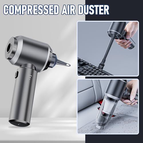Wireless Handheld Vacuum Cleaner, Dual Use for Home & Car, Low Noise, Mini Vacuum for Cat Dog Hair, Dust & Mites