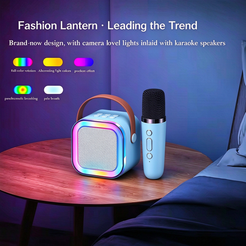 K12 Bluetooth Speaker & Wireless Microphone – Mini Karaoke System for All Ages, Electronic Toy, and Ultimate Singing Gadget
