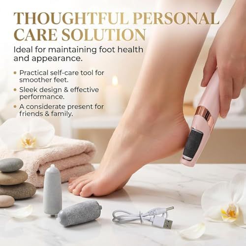 > 12-in-1 Rechargeable Electric Callus Remover Foot Pedicure Kit | Shipped From Dar Warehouse, Free Shipping & Cash On Delivery