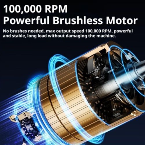 X8 100000 RPM Violent Turbo Air Duster | 5200mAh Rechargeable Handheld Electric Blower, Portable High-Power Fan for PC Cleaning, Car Detailing, Camping & Outdoor Use