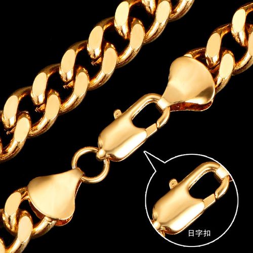 Unisex 6mm Hip-Hop Style 18K Gold-Plated Chain Bracelet — Versatile Fashion Accessory for Men & Women