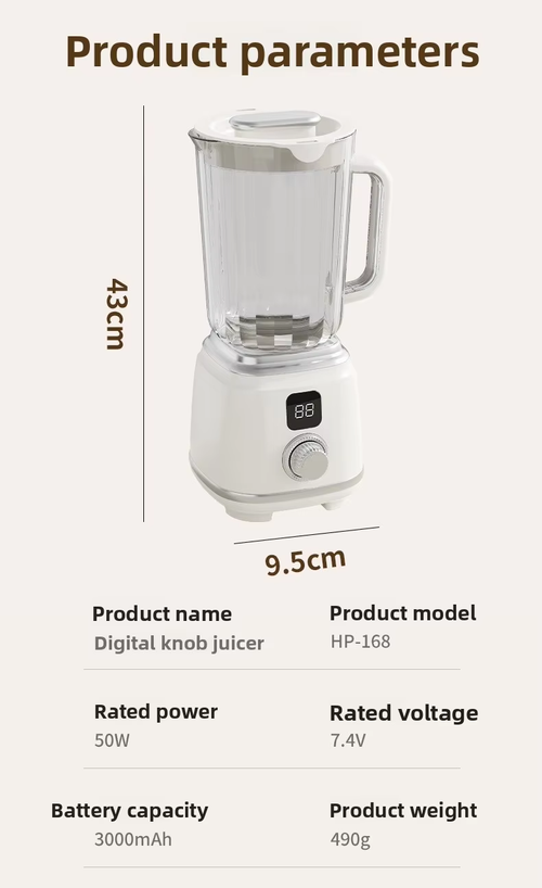 Household juicer fully automatic juicer fruit processor portable fruit food mixer multifunctional juicer