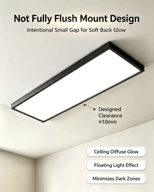 Universal LED Ceiling Lamp, Modern Ultra-thin Round Light, Dimmable for Balcony & Corridor