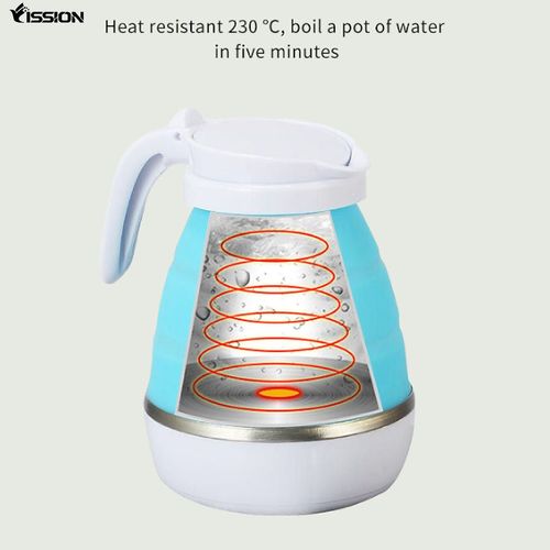 Foldable Electric Kettle for Home & Travel, Auto Power Off & Fast Boiling
