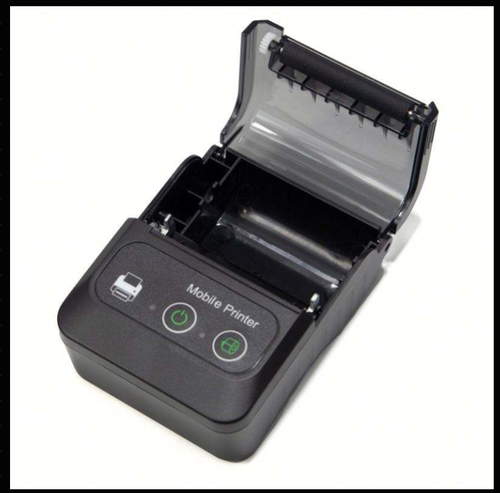Portable 58mm Thermal Receipt Printer, Bluetooth & USB Connection with Built-in Battery