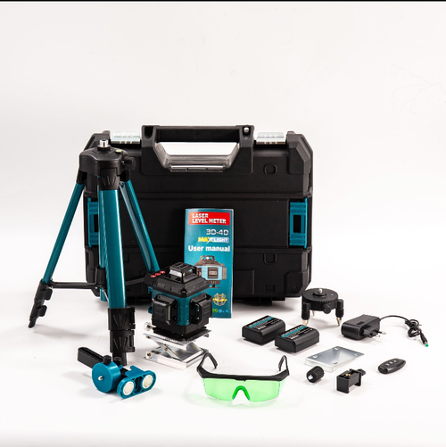 16-Line 360° Green Beam Laser Marking Device, Self-Leveling Measuring Tool for Outdoor Working