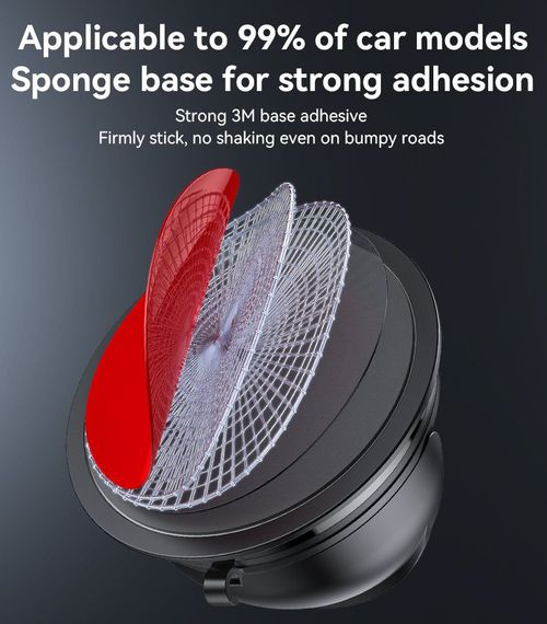 Rotatable Suction Cup Car Holder, Stable Placement on Dashboard, Multi-use Phone Mount