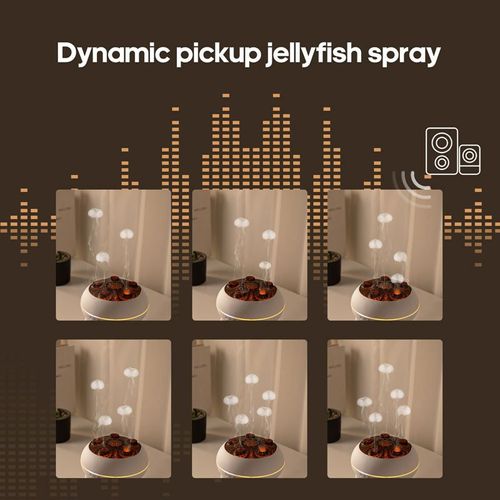 New Dynamic Jellyfish Aroma Diffuser — 250ml Portable Ultrasonic Air Humidifier for Home
