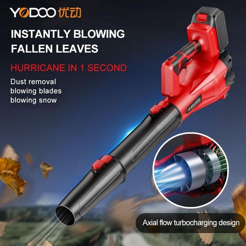 High-Power Cordless Lithium Blower — 2-in-1 for Industrial & Home Use, Compact Handheld Design for Leaves, Snow, Dust & Debris