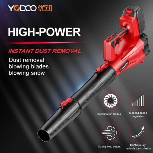 High-Power Cordless Lithium Blower — 2-in-1 for Industrial & Home Use, Compact Handheld Design for Leaves, Snow, Dust & Debris