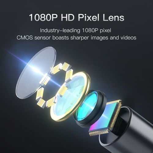 Video Endoscope for Pipe Inspection & Automotive Repair — Dual-Lens Waterproof Industrial Borescope for Sewer Lines