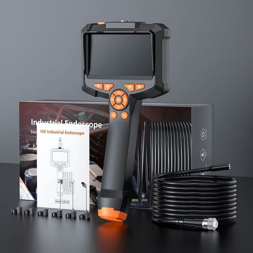 Video Endoscope for Pipe Inspection & Automotive Repair — Dual-Lens Waterproof Industrial Borescope for Sewer Lines