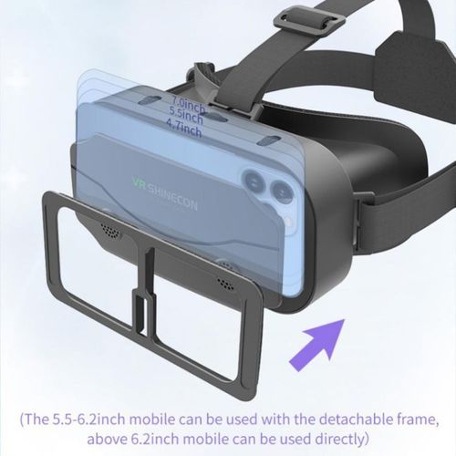 Headset-Style VR Glasses for Smartphones: 3D Movies, Games & Panoramic Virtual Reality — Stereoscopic 3D with Motion-Sensing