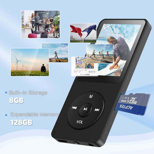 Portable player with 1.8-inch thin-film transistor display, portable music player, lossless video recorder, FM radio, video support, TF card, MP3 player