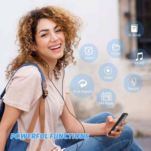 Portable player with 1.8-inch thin-film transistor display, portable music player, lossless video recorder, FM radio, video support, TF card, MP3 player