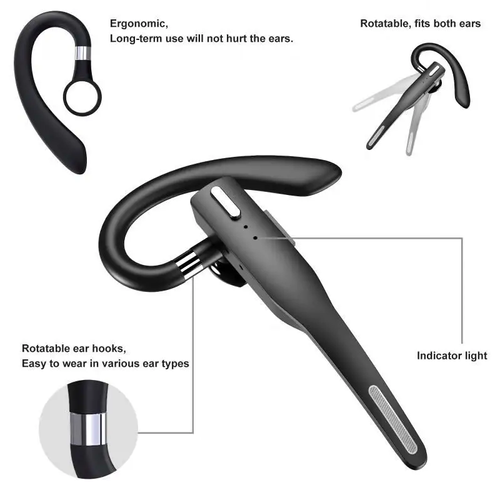 Ear-hook Bluetooth Headset, Waterproof, Business Wireless