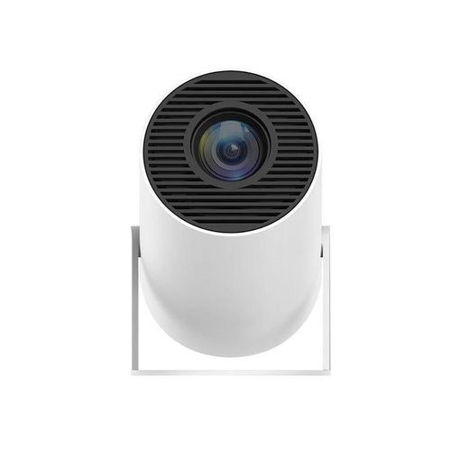 Home Cinema & Gaming Projector — Portable 4K Android LCD Projector with Wireless Screen Mirroring & Cylindrical Design for Living Room Wall Projection