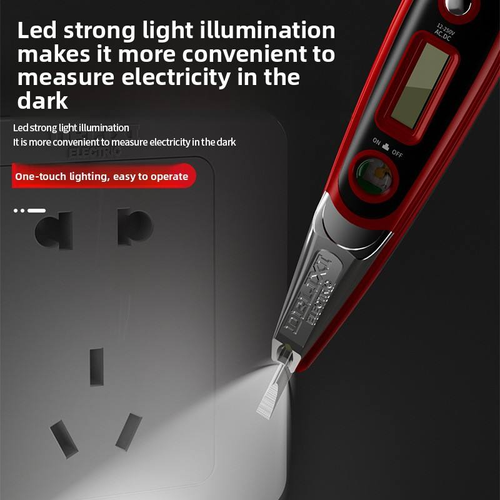 Intelligent Non-Contact Voltage Tester for Electricians – Multifunctional Digital Display Electrical Test Pen for Wire Break Detection
