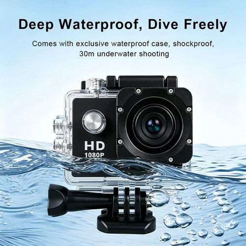 A7 Waterproof HD Sports Action Camera – For Diving, Cycling, and Off-Roading