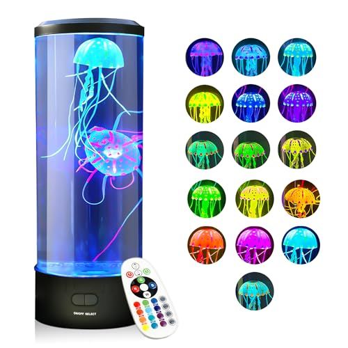 Dreamy Ocean Jellyfish & Bubble Fish Mood Lamp, Plug-in LED Nightlight, Bedside Decor Creative Gift