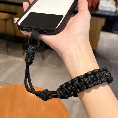 Adjustable Thick Braided Phone Wrist Strap | Anti-Lost & Anti-Theft Short Wrist Lanyard, Minimalist Ins Style Universal Phone Tether for Travel & Daily Use