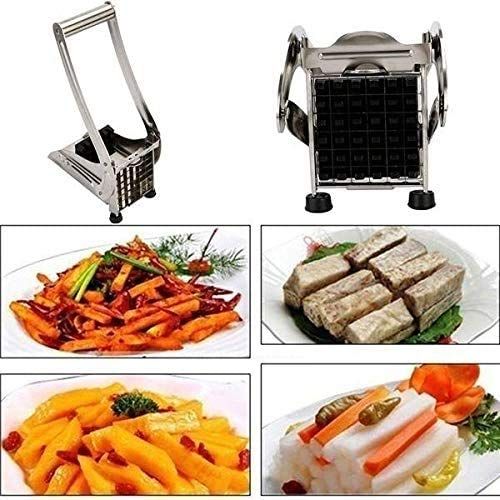 French Fry Cutter Stainless Steel Manual 2 Blade Sizes