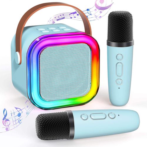 K12 Bluetooth Speaker & Wireless Microphone – Mini Karaoke System for All Ages, Electronic Toy, and Ultimate Singing Gadget