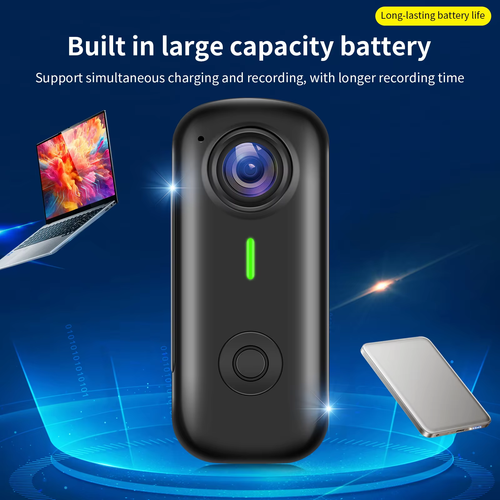 1080PCMOS Sensor Magnetic Wearable Body-Worn Camera – Thumb-Sized Action Enforcement Recorder with WiFi