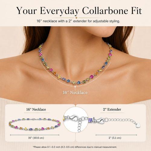 Stylish, versatile, and minimalist colorful pendant necklace for women—a chic accessory for the collarbone area.